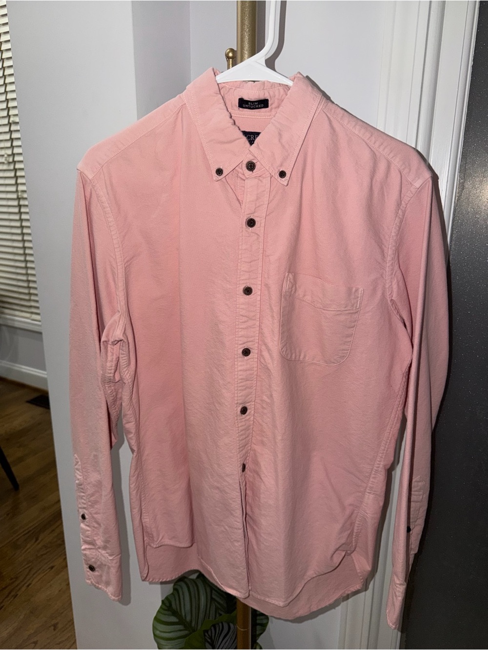 J. Crew Light Pink Button-Down Casual Shirt